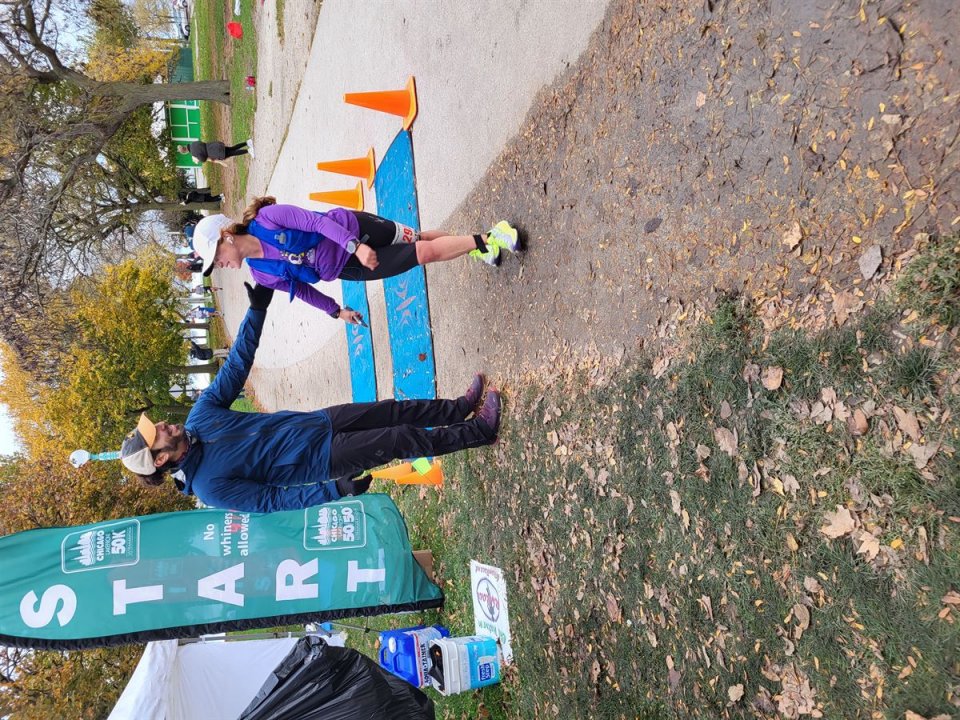 Action Near Foster Avenue Finish Area...
