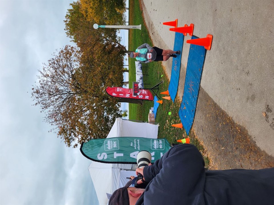 Action Near Foster Avenue Finish Area...
