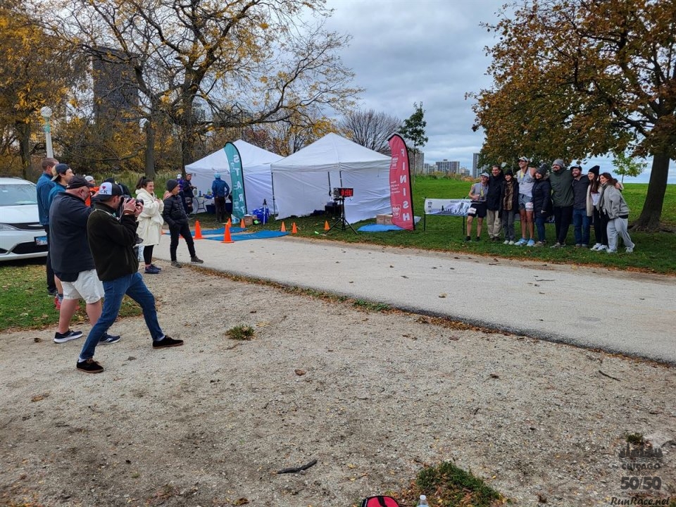 Action Near Foster Avenue Finish Area...