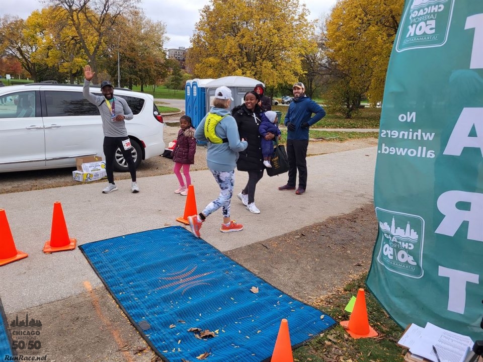 Action Near Foster Avenue Finish Area...