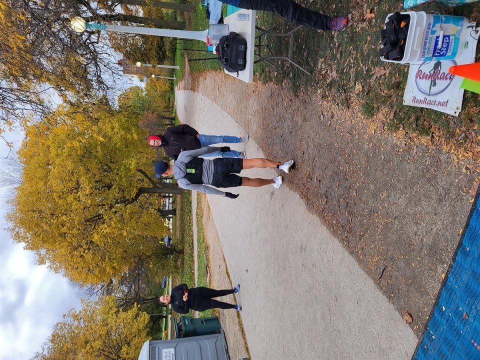 Action Near Foster Avenue Finish Area...