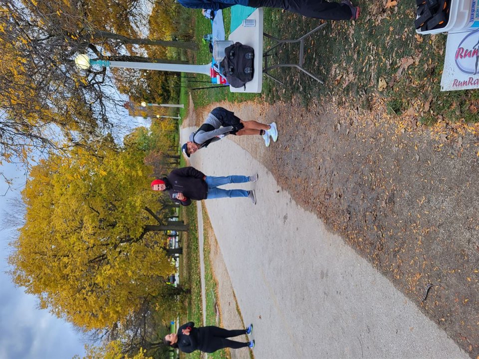 Action Near Foster Avenue Finish Area...