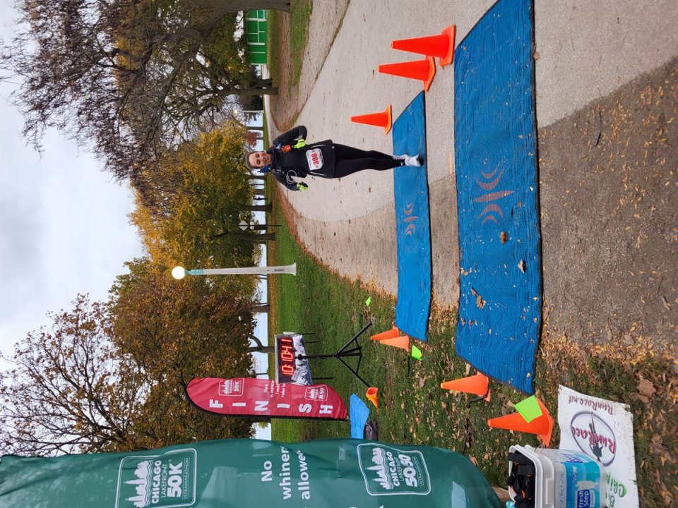 Action Near Foster Avenue Finish Area...