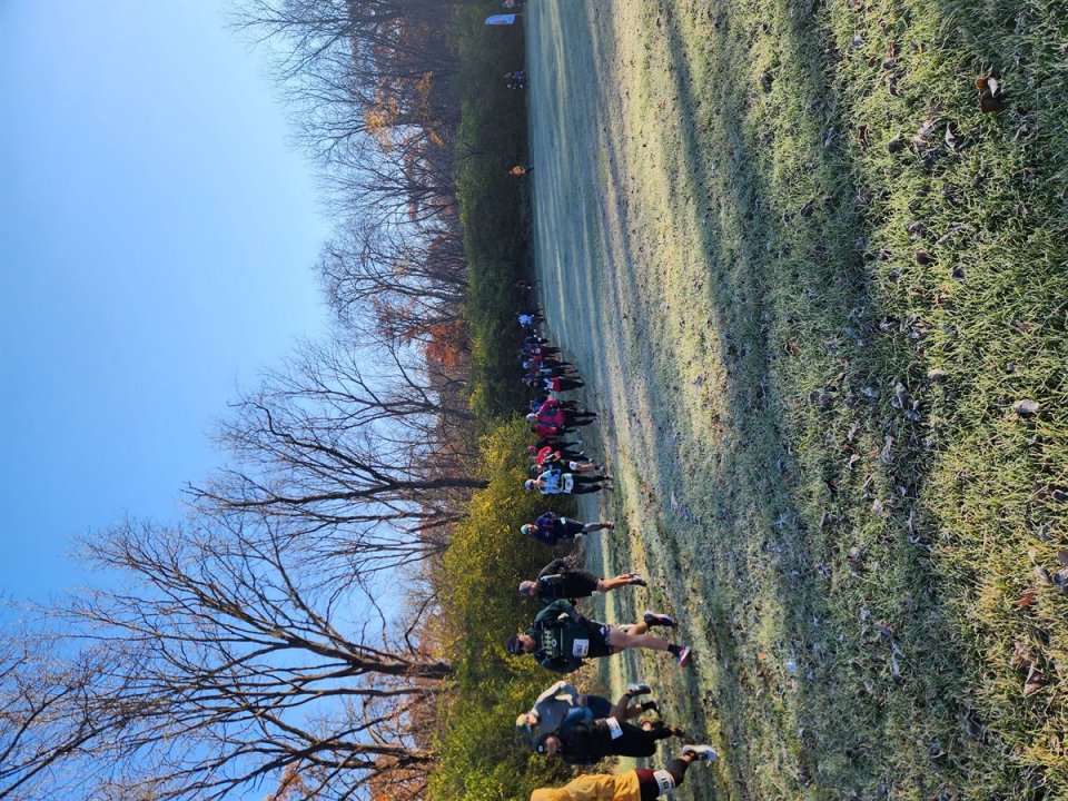 Action at Palos Park Woods North Start/Finish Area : Michelle's Phone...