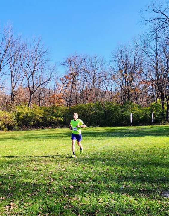 Action at Palos Park Woods North Start/Finish Area : Michelle's Phone...