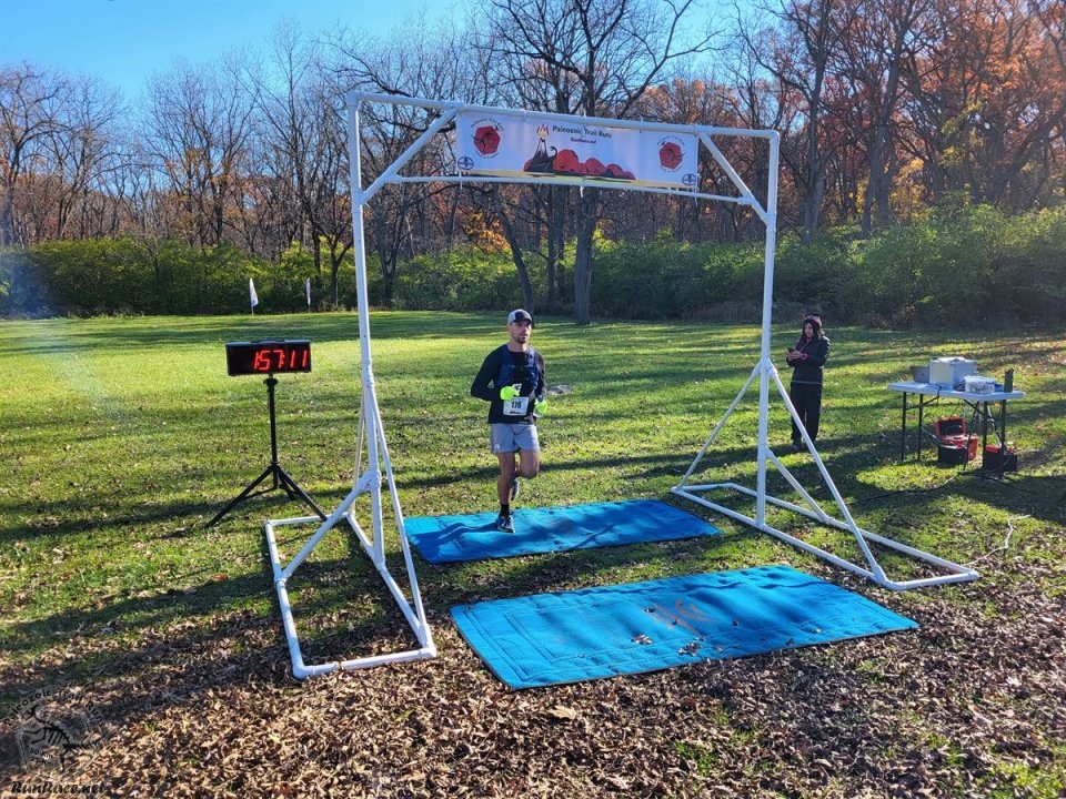 Action at Palos Park Woods North Start/Finish Area...