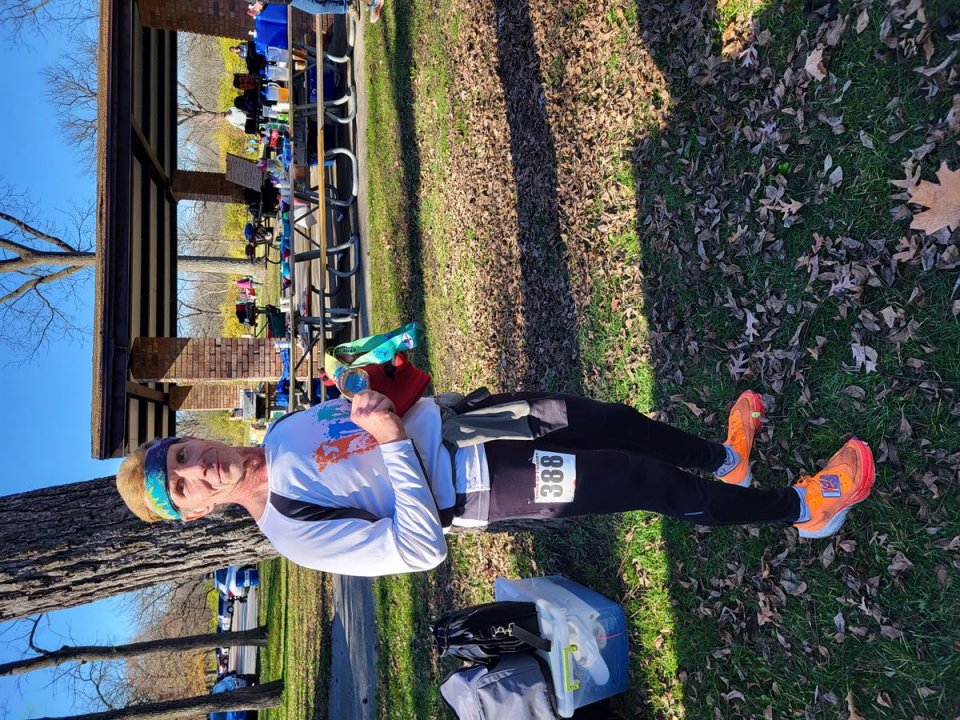 Action at Palos Park Woods North Start/Finish Area...