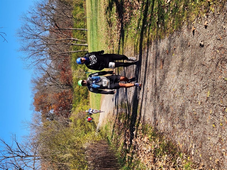 Action at Palos Park Woods North Start/Finish Area : Michelle's Phone...