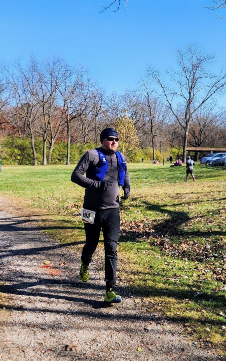 Action at Palos Park Woods North Start/Finish Area : Michelle's Phone...