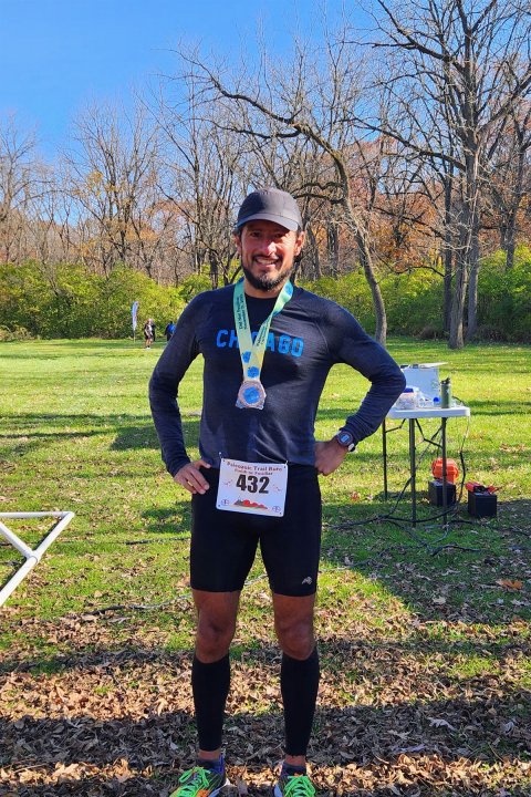 Action at Palos Park Woods North Start/Finish Area : Michelle's Phone...