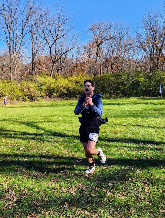Action at Palos Park Woods North Start/Finish Area : Michelle's Phone...