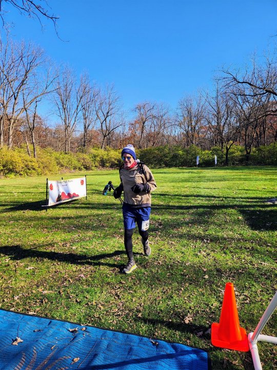 Action at Palos Park Woods North Start/Finish Area : Michelle's Phone...