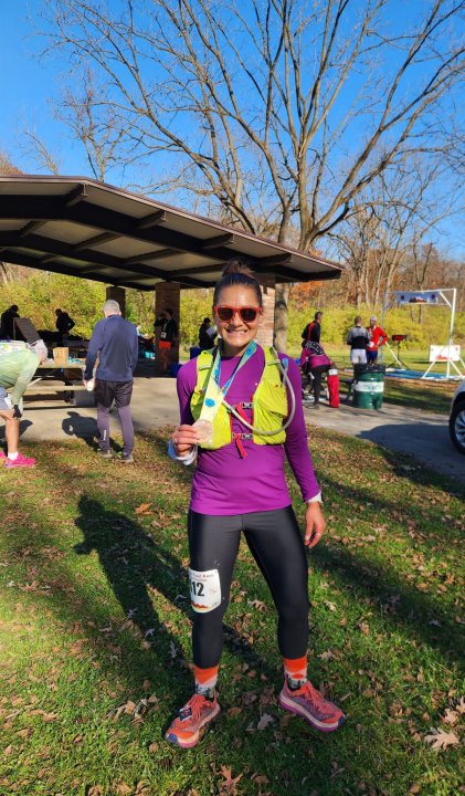 Action at Palos Park Woods North Start/Finish Area : Michelle's Phone...
