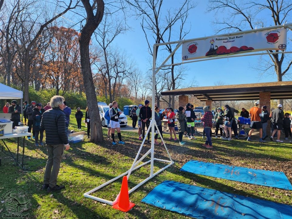 Action at Palos Park Woods North Start/Finish Area : Michelle's Phone...