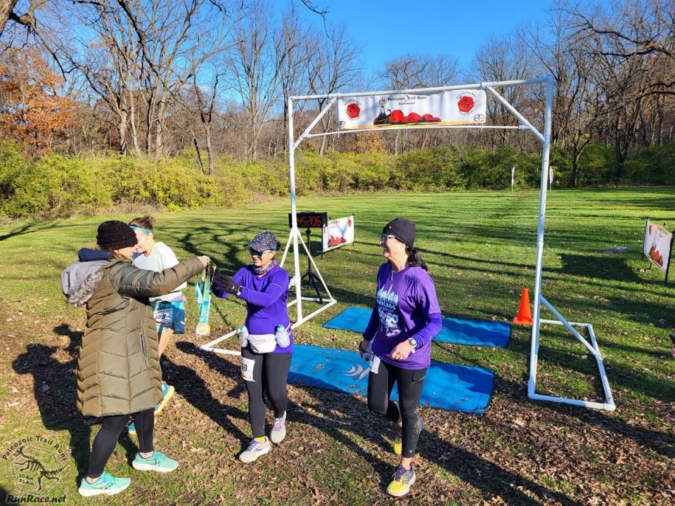 Action at Palos Park Woods North Start/Finish Area...