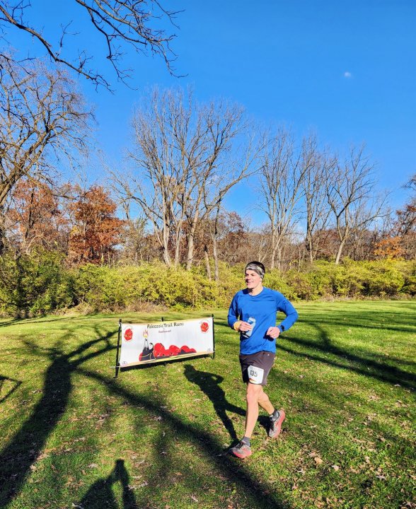 Action at Palos Park Woods North Start/Finish Area : Michelle's Phone...