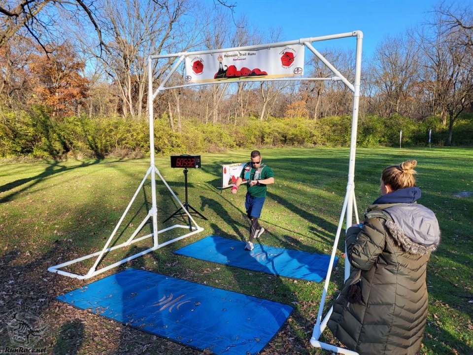 Action at Palos Park Woods North Start/Finish Area...