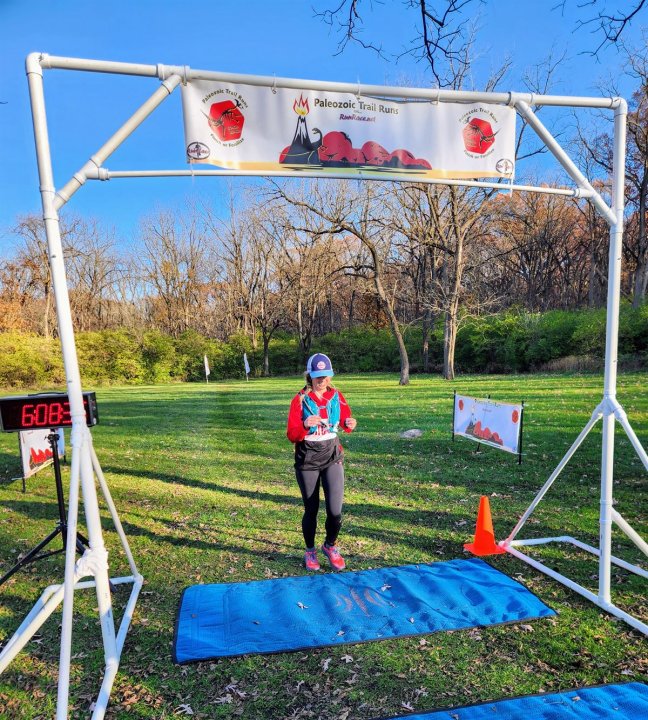 Action at Palos Park Woods North Start/Finish Area : Michelle's Phone...