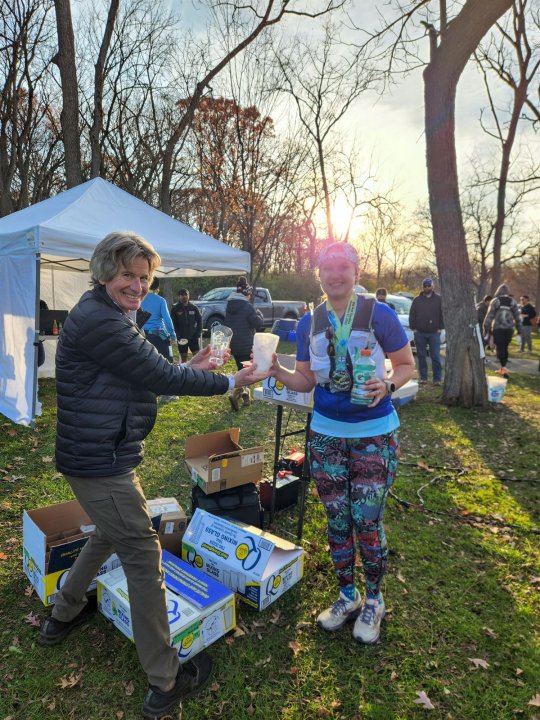 Action at Palos Park Woods North Start/Finish Area : Michelle's Phone...