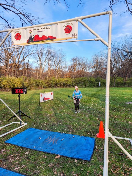 Action at Palos Park Woods North Start/Finish Area : Michelle's Phone...