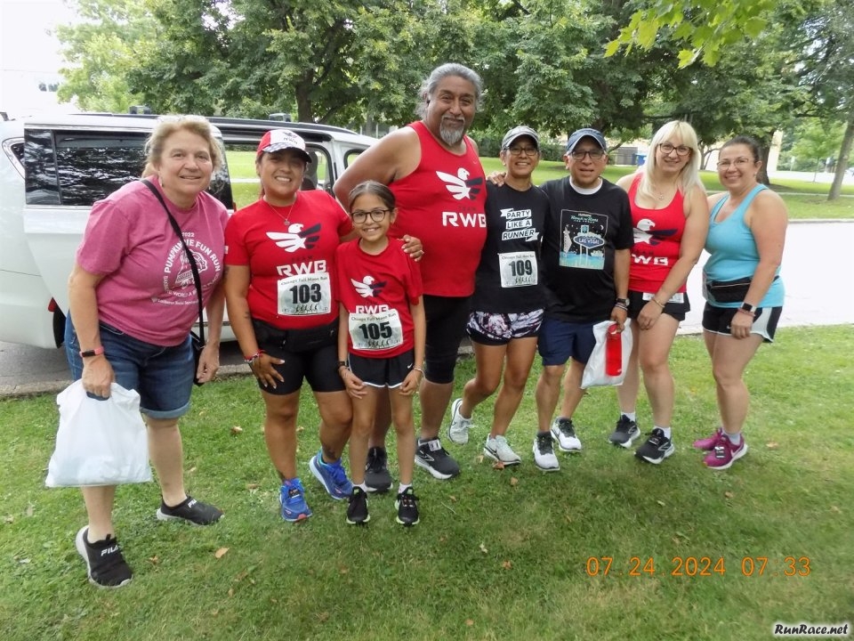 Pre-race Gathering in Norwood Park