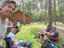 Bunk House Trail Runs Finish Area - Scuppernong Trailhead
