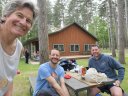 Bunk House Trail Runs Finish Area - Scuppernong Trailhead