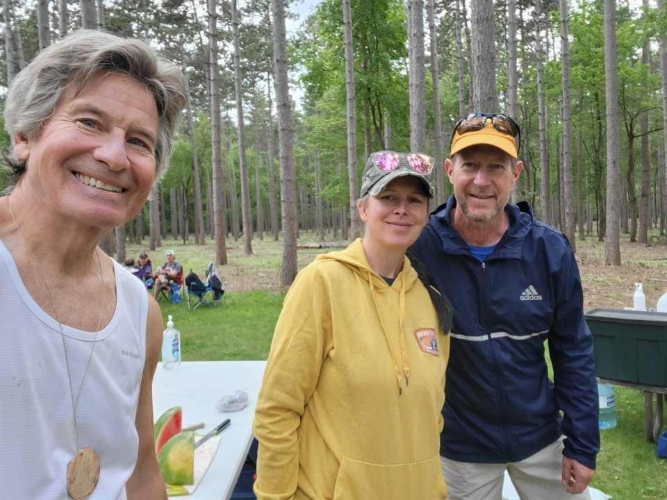 Bunk House Trail Runs Finish Area - Scuppernong Trailhead