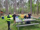 Bunk House Trail Runs Finish Area - Scuppernong Trailhead