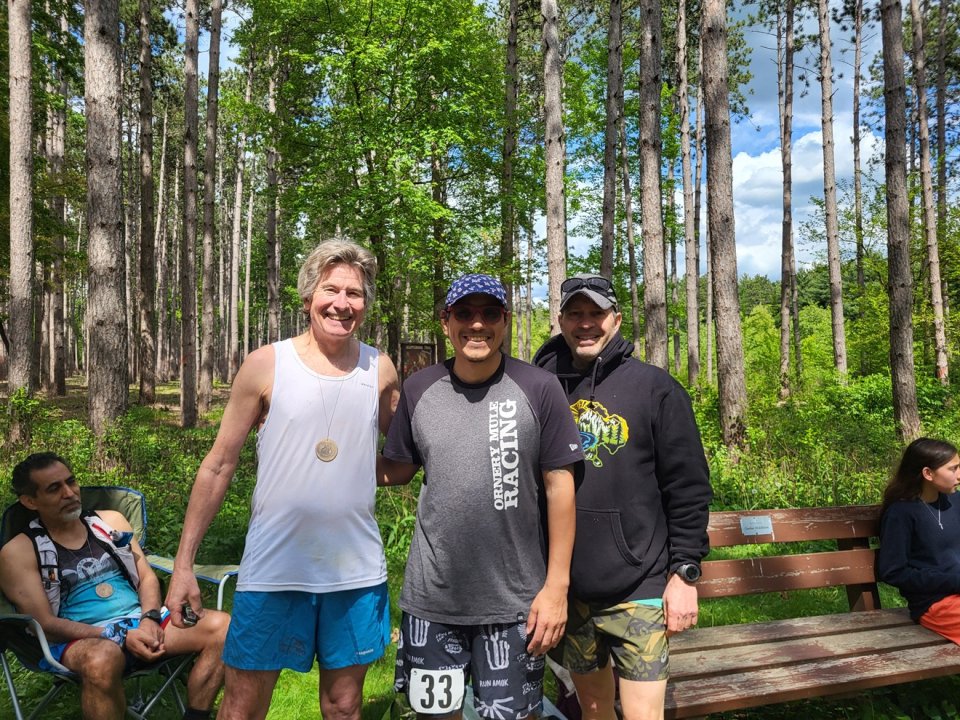 Bunk House Trail Runs Finish Area - Scuppernong Trailhead