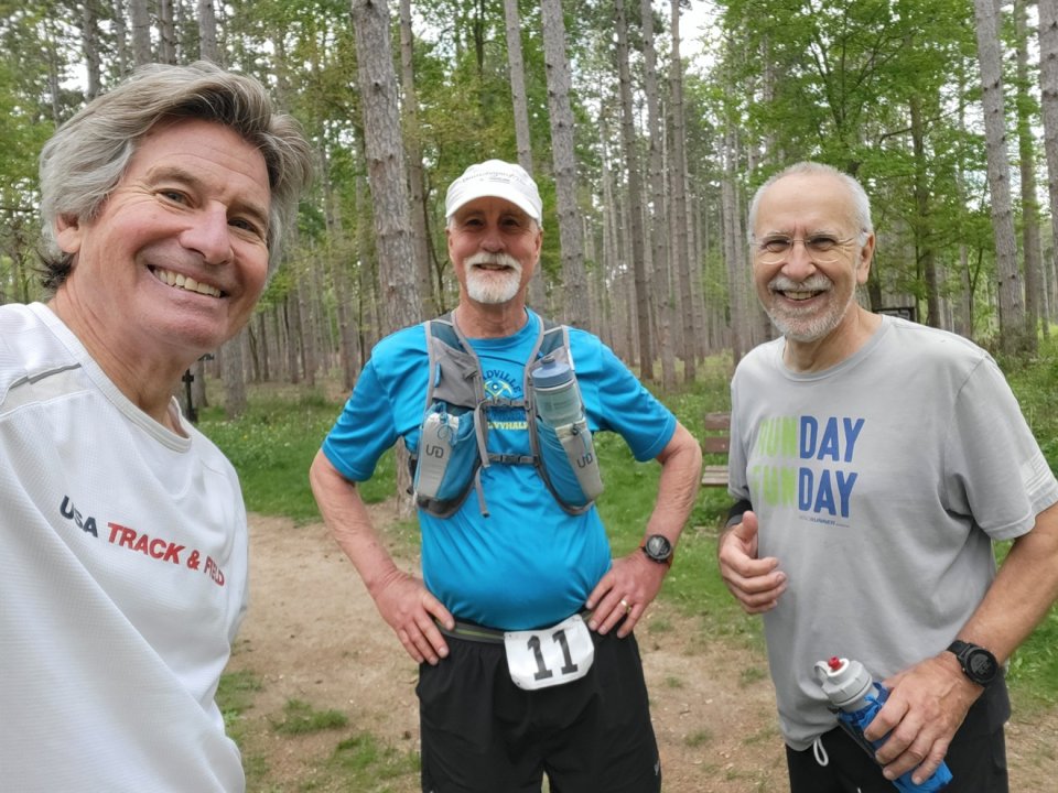 Bunk House Trail Runs Finish Area - Scuppernong Trailhead