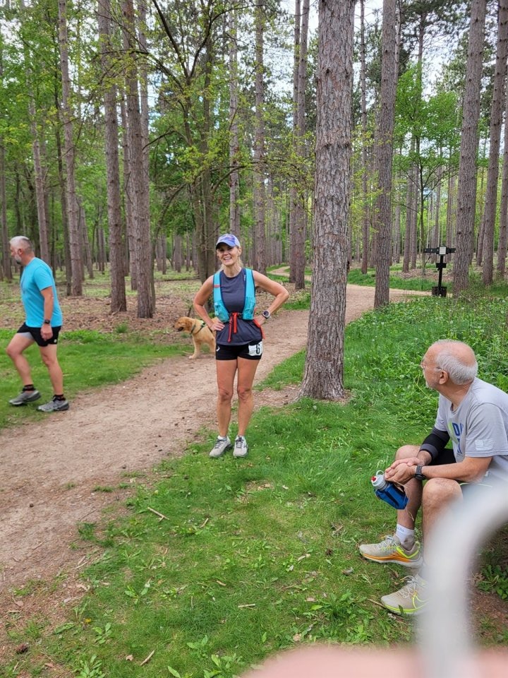 Bunk House Trail Runs Finish Area - Scuppernong Trailhead