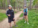 Bunk House Trail Runs Finish Area - Scuppernong Trailhead